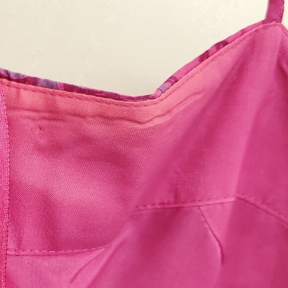 VTG 90s/early 2000s INC Silk Straight Neck Mini Sheath Dress 6 Pink Paisley - Picture 16 of 16